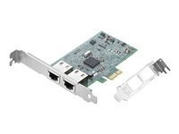 Broadcom BCM5720-2P - Nettverksadapter - PCIe lav profil - Gigabit Ethernet x 2 - for ThinkPad L15 Gen 4; ThinkStation P3; P360; P520; P520c; P620; P720; P920 4XC1K83390