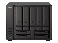 QNAP TS-H973AX-8G - NAS-server - 9 brønner - SATA 6Gb/s - RAID RAID 0, 1, 5, 6, 10, 50, JBOD, 60, RAID TP - RAM 8 GB - 2.5 Gigabit Ethernet / 10 Gigabit Ethernet - iSCSI støtte TS-H973AX-8G