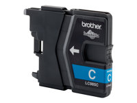 Brother LC985C - Cyan - original - blister med lyd-/elektromagnetisk alarm - blekkpatron LC985CBPDR