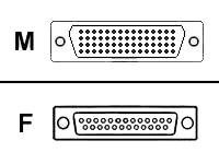 Cisco - Seriell kabel - DB-25 (hunn) - 3 m - for Cisco 4500, 7000 CAB-232FC=