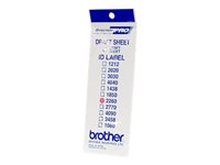 Brother id2260 - 22 x 60 mm 12 etikett(er) stempel-ID-etiketter - for StampCreator PRO SC-2000, PRO SC-2000USB ID2260