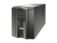 APC Smart-UPS 1000 LCD - UPS - AC 230 V - 700 watt - 1000 VA - RS-232, USB - utgangskontakter: 8 - svart SMT1000I-6W