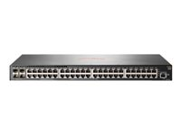 HPE Aruba 2930F 48G 4SFP - Switch - L3 - Styrt - 48 x 10/100/1000 + 4 x Gigabit SFP - side til side-luftflyt - rackmonterbar JL260A