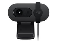 Logitech BRIO 105 - Nettkamera - farge - 2 MP - 1920 x 1080 - 1080p, 720p - lyd - USB 960-001592