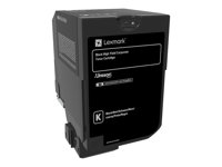 Lexmark - Høy ytelse - svart - original - tonerpatron LCCP, LRP, Lexmark Corporate - for Lexmark CS720de, CS720dte, CS725de, CS725dte 74C2HKE