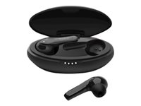 Belkin SoundForm Move Plus - True wireless-hodetelefoner med mikrofon - i øret - Bluetooth - svart PAC002BTBK-GR