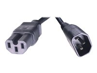 HPE - Strømkabel - IEC 60320 C14 til IEC 60320 C15 - 2.5 m J9943A