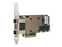 Broadcom MegaRAID 9480-8i8e - Diskkontroller - 16 Kanal - SATA 6Gb/s / SAS 12Gb/s / PCIe - lav profil - RAID 0, 1, 5, 6, 10, 50, JBOD, 60 - PCIe 3.1 x8 05-50031-00