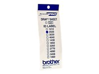 Brother ID2020 - 20 x 20 mm 12 etikett(er) stempel-ID-etiketter ID2020