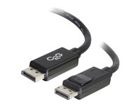 C2G 25ft Ultra High Definition DisplayPort Cable with Latches - 8K DisplayPort Cable - M/M - DisplayPort-kabel - DisplayPort (hann) til DisplayPort (hann) - 7.62 m - låst - svart 54404