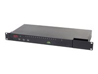 APC KVM1116R - KVM-svitsj - 1 lokalbruker - 1 IP-bruker - rackmonterbar - for P/N: SMTL1000RMI2UC, SMX1000C, SMX1500RM2UC, SMX1500RM2UCNC, SMX750C, SMX750CNC KVM1116R