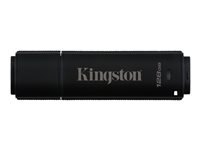 Kingston DataTraveler 4000 G2 Management Ready - USB-flashstasjon - kryptert - 128 GB - USB 3.0 - FIPS 140-2 Level 3 - TAA-samsvar DT4000G2DM/128GB