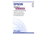 Epson Photo Quality Ink Jet Paper - Matt - belagt - A3 (297 x 420 mm) - 102 g/m² - 100 ark papir - for SureColor SC-P700, P7500, P900, P9500, T2100, T3100, T3405, T5100, T5400, T5405 C13S041068