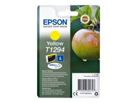 Epson T1294 - 7 ml - L-størrelse - gul - original - blister - blekkpatron - for Stylus SX230, SX235, SX430, SX438; WorkForce WF-3010, 3520, 3530, 3540, 7015, 7515, 7525 C13T12944012
