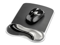 Kensington Duo Gel Mouse Wristrest Wave - Musematte med håndleddsstøtte - totonet grafitt 62399
