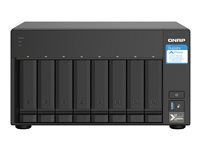 QNAP TS-832PX-4G - NAS-server - 8 brønner - SATA 6Gb/s - RAID RAID 0, 1, 5, 6, 10, 50, JBOD, 60 - RAM 4 GB - Gigabit Ethernet / 2.5 Gigabit Ethernet / 10 Gigabit Ethernet - iSCSI støtte TS-832PX-4G