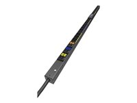 Eaton Managed Rack PDU EVMAF316X - G4 - strømfordelerenhet (kan monteres i rack) - AC 240-415 V - 11 kW - 3-faset - inngang: IEC 60309 16A - utgangskontakter: 42 (24 x IEC 60320 C13, 18 x IEC 60320 C39) - 0U - 3 m kabel - svart EVMAF316X