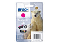 Epson 26 - 4.5 ml - magenta - original - blekkpatron - for Expression Premium XP-510, 520, 600, 605, 610, 615, 620, 625, 700, 710, 720, 800, 810, 820 C13T26134012