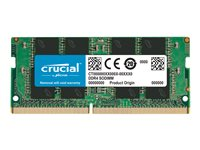 Crucial - DDR4 - modul - 16 GB - SO DIMM 260-pin - 3200 MT/s / PC4-25600 - CL22 - 1.2 V - ikke-bufret - ikke-ECC CT16G4SFRA32A