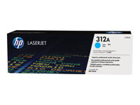 HP 312A - Cyan - original - LaserJet - tonerpatron (CF381A) - for Color LaserJet Pro MFP M476dn, MFP M476dw, MFP M476nw CF381A