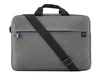 HP Prelude Top Load - Notebookbæreveske - 15.6" - svart og grå, blå glidelås - for HP 24X G8, 25X G8; ProBook 440 G7, 445 G8, 44X G9, 455 G8, 45X G9, 635, Fortis 14 G9 1E7D7AA