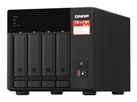 QNAP TS-473A - NAS-server - 4 brønner - 32 TB - SATA 6Gb/s - HDD 8 TB x 4 - RAID 0, 1, 5, 6, 10, JBOD - RAM 8 GB - 2.5 Gigabit Ethernet - iSCSI støtte TS-473A-8G + ST8000VN004