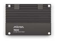 Micron 7600 PRO - SSD - Read Intensive - kryptert - 3.84 TB - intern - 2.5" - U.2 PCIe 5.0 x4 (NVMe) - FIPS 140-3 Level 2 - TCG Opal Encryption MTFDLAL3T8THG-1BP1DFCYYR