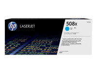 HP 508X - Høy ytelse - cyan - original - LaserJet - tonerpatron (CF361X) - for Color LaserJet Enterprise MFP M577; LaserJet Enterprise Flow MFP M577 CF361X