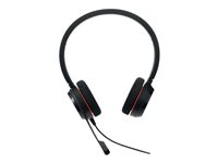 Jabra Evolve 20 UC stereo - Hodesett - on-ear - kablet - USB-C - lydisolerende 4999-829-289