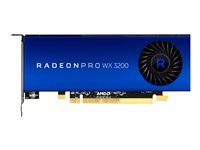 AMD Radeon Pro WX 3200 - Grafikkort - Radeon Pro WX 3200 - 4 GB GDDR5 - PCIe 3.0 x16 lav profil - 4 x Mini DisplayPort 100-506115