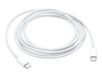 Apple USB-C Charge Cable - USB-kabel - 24 pin USB-C (hann) til 24 pin USB-C (hann) - 2 m - for 10.9-inch iPad Air; 11-inch iPad Pro; 12.9-inch iPad Pro; iMac; iMac Pro; MacBook Pro MLL82ZM/A