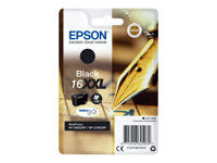 Epson 16XXL - 21.6 ml - XL - svart - original - blister - blekkpatron - for WorkForce WF-2660DWF C13T16814012