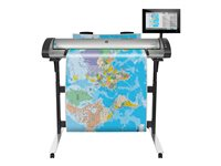 HP SD Pro 2 - Rulleskanner - Contact Image Sensor (CIS) - maks. skannebredde: 44" - 1200 dpi x 1200 dpi - Gigabit LAN, USB 3.2 Gen 1, USB 2.0 - føderal regjering 5EK01A#B19