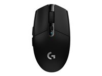 Logitech G G305 - Mus - optisk - 6 knapper - trådløs - 2.4 GHz - USB trådløs mottaker - svart 910-005283