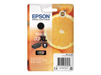 Epson 33XL - 12.2 ml - XL - svart - original - blister - blekkpatron - for Expression Home XP-635, 830; Expression Premium XP-530, 540, 630, 635, 640, 645, 830, 900 C13T33514012