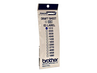 Brother ID1212 - 12 x 12 mm 12 etikett(er) stempel-ID-etiketter - for StampCreator PRO SC-2000, PRO SC-2000USB ID1212