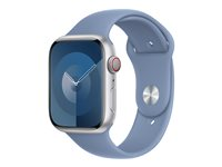 Apple - Bånd for smart armbåndsur - 45 mm - S/M-størrelse - vinterblå MT413ZM/A