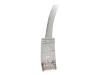 C2G Cat5e Booted Shielded (STP) Network Patch Cable - Koblingskabel - RJ-45 (hann) til RJ-45 (hann) - 1 m - STP - CAT 5e - formstøpt - grå 83750