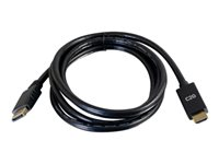 C2G 10ft DisplayPort Male to HDMI Male Passive Adapter Cable - 4K 30Hz - Video adapter - DisplayPort hann til HDMI hann - 3 m - svart - passiv, 4K-støtte 84434