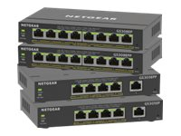 NETGEAR Plus GS308EPP - Switch - smart - 8 x 10/100/1000 (PoE+) - stasjonær, veggmonterbar - PoE+ (123 W) GS308EPP-100PES