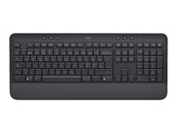 Logitech Signature K650 - Tastatur - trådløs - Bluetooth LE - QWERTY - Nordisk (dansk/finsk/norsk/svensk) - grafitt 920-010951