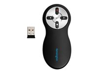 Kensington Si600 Wireless Presenter with Laser Pointer - Presentasjonsfjernstyring - 4 knapper - RF - svart 33374EU