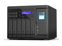 QNAP TS-855X - NAS-server - 8 brønner - SATA 6Gb/s - RAID RAID 0, 1, 5, 6, 10, 50, JBOD, 60 - RAM 8 GB - 2.5 Gigabit Ethernet / 10 Gigabit Ethernet - iSCSI støtte TS-855X-8G