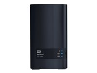 WD My Cloud EX2 Ultra WDBVBZ0320JCH - Personlig skylagringsenhet - 2 brønner - 32 TB - HDD 16 TB x 2 - RAID RAID 0, 1, JBOD - RAM 1 GB - Gigabit Ethernet - iSCSI støtte WDBVBZ0320JCH-EESN