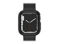 OtterBox EXO EDGE - Støtfanger for smartarmåndsur - polykarbonat, TPE - svart - for Apple Watch (41 mm) 77-87562