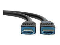 C2G 25ft (7.6m) C2G Performance Series Ultra Flexible High Speed HDMI Cable - 4K 60Hz In-Wall, CMG (FT4) Rated - High Speed - HDMI-kabel med Ethernet - HDMI hann til HDMI hann - 7.6 m - svart - 4K 60Hz støtte, toretnings C2G10402