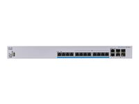 Cisco Business 350 Series CBS350-12NP-4X - Switch - L3 - Styrt - 12 x 100/1000/2.5G/5GBase-T (PoE+) + 2 x combo 10 Gigabit SFP+/RJ-45 + 2 x 10 Gigabit SFP+ - rackmonterbar - PoE+ (375 W) CBS350-12NP-4X-EU