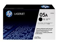 HP 05A - Svart - original - LaserJet - tonerpatron (CE505A) - for LaserJet P2035, P2035n, P2055, P2055d, P2055dn, P2055x CE505A