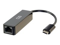 C2G USB-C to Ethernet Network Adapter - Nettverksadapter - USB-C - Gigabit Ethernet x 1 - svart 89152