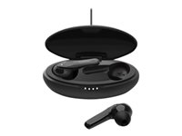 Belkin SoundForm Move - True wireless-hodetelefoner med mikrofon - i øret - Bluetooth - svart PAC001BTBK-GR